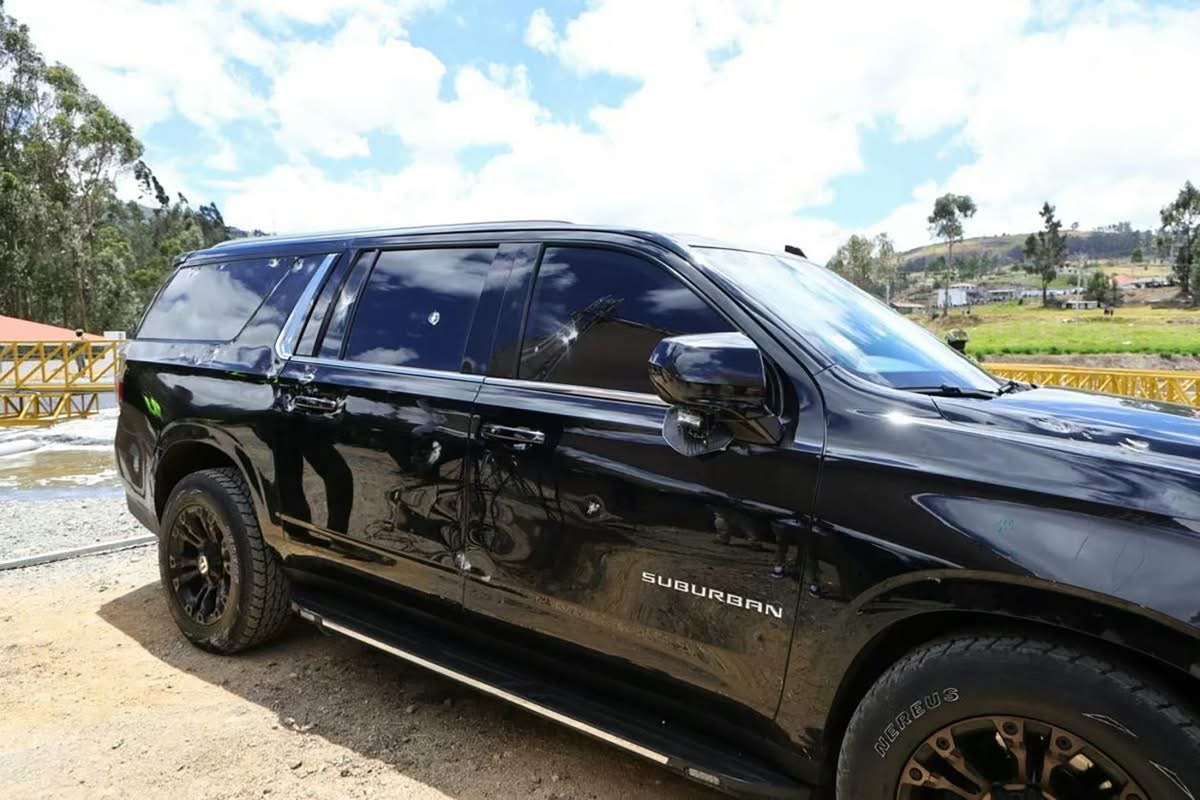 Presidente de Ecuador, Daniel Noboa, ileso tras ataque armado en caravana en Cañar