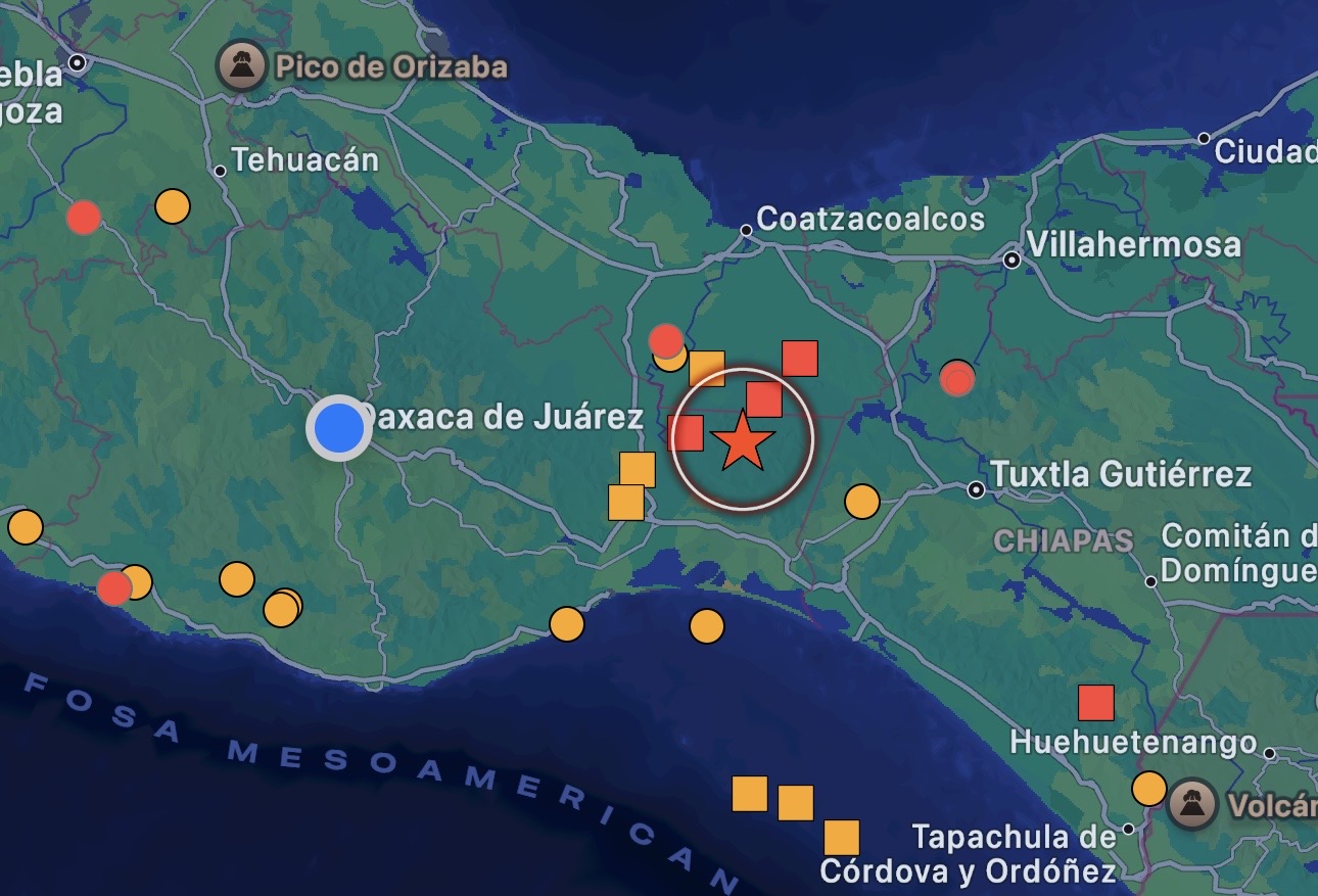 Sismo de 5.1 sacude zona este de Matías Romero, en el Istmo de Oaxaca; no se reportan daños materiales Sismo de 5.1 sacude zona este de Matías Romero, en el Istmo de Oaxaca; no se reportan daños materiales