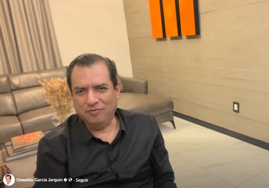 Oswaldo García Jarquín reaparece y acusa a AMLO de gobernar tras las sombras y fallarle a México