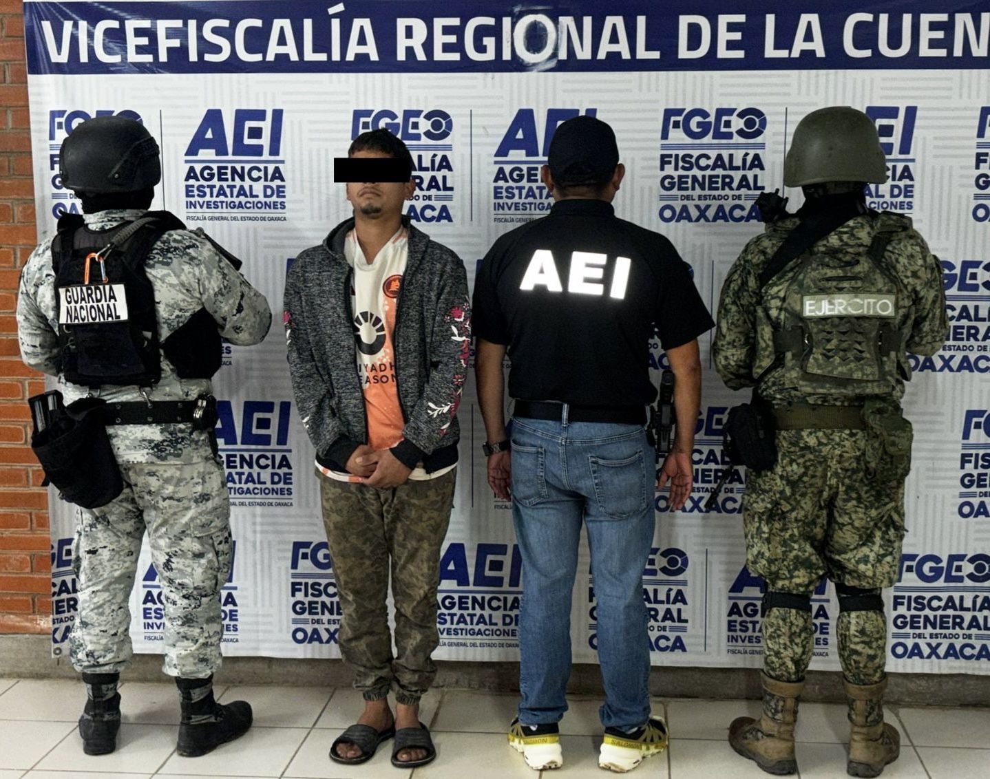 Detienen a “Papucas” por secuestro y agresiones con machete en operativo conjunto en la Cuenca del Papaloapan
