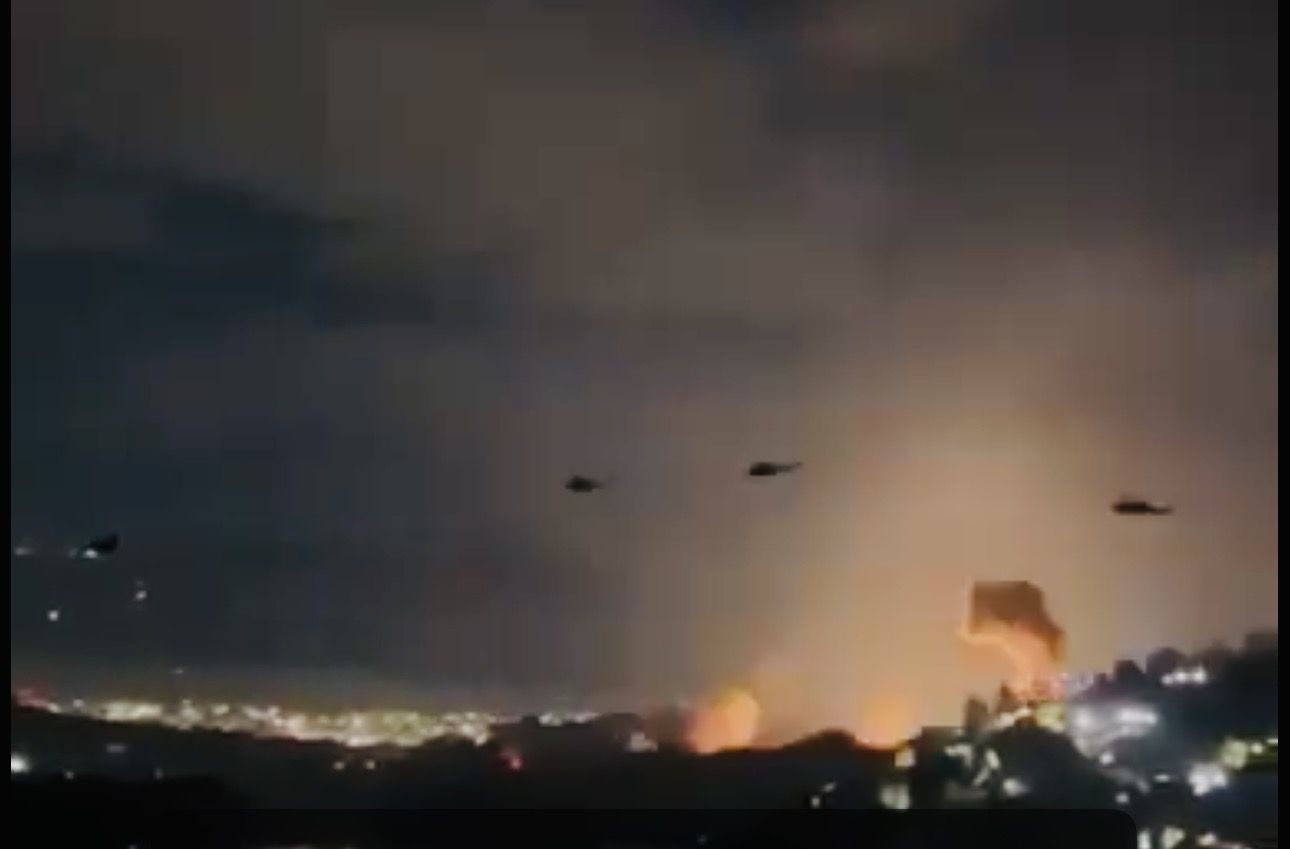 Operación militar estadounidense desata explosiones en Caracas y puertos venezolanos para capturar o derrocar a Nicolás Maduro