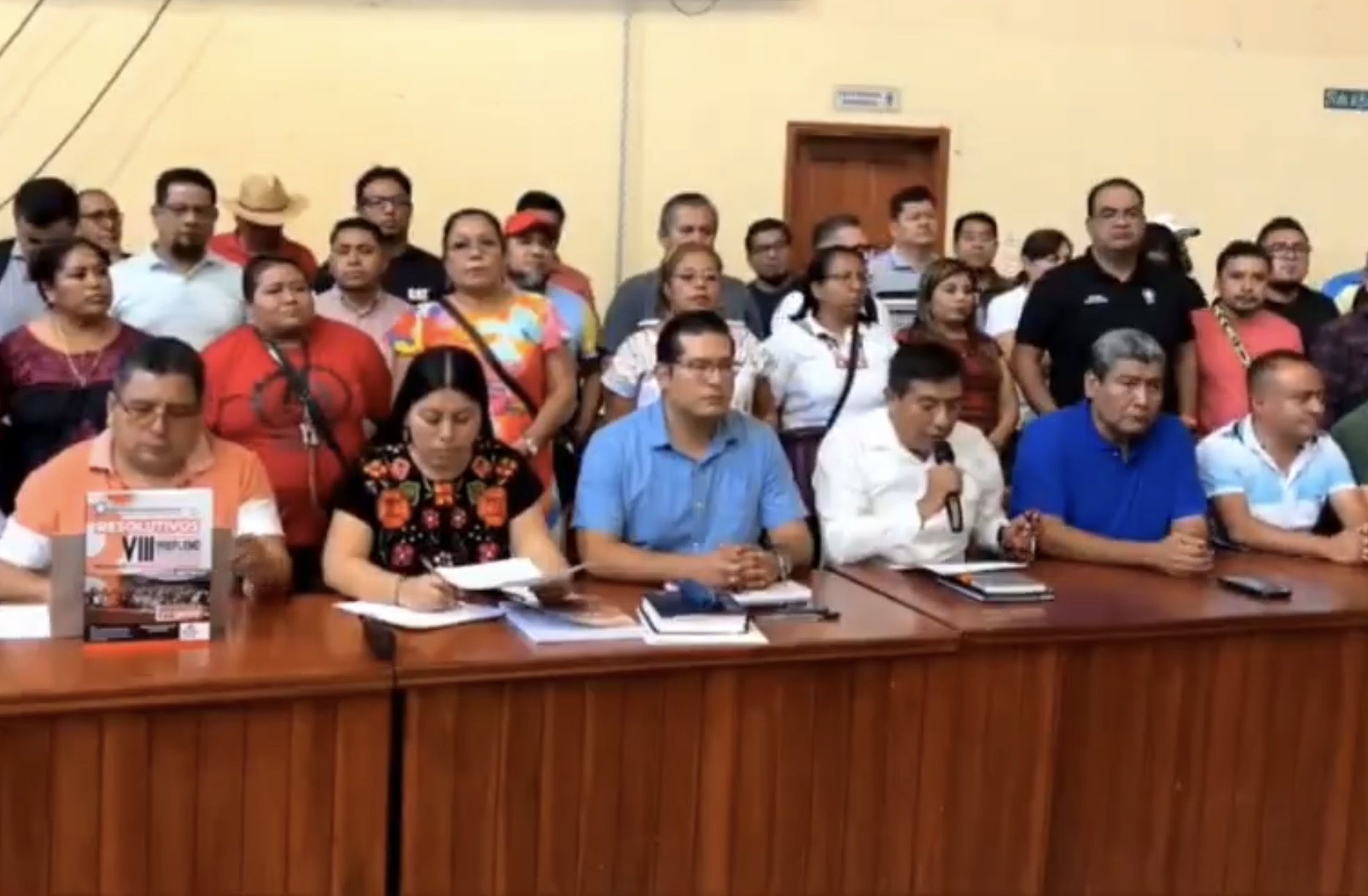 #Oaxaca: Sección 22 acusa simulación en revocación de mandato y omisiones del IEEPCO en denuncias contra Jara #Oaxaca: Sección 22 acusa simulación en revocación de mandato y omisiones del IEEPCO en denuncias contra Jara
