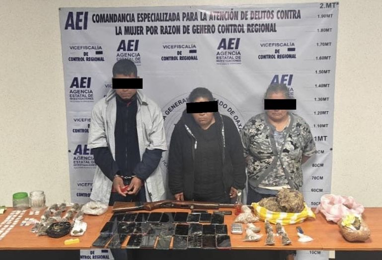La Fiscalía de #Oaxaca desarticula dos centros de narcomenudeo en Ixtlán de Juárez con cinco detenidos y droga incautada