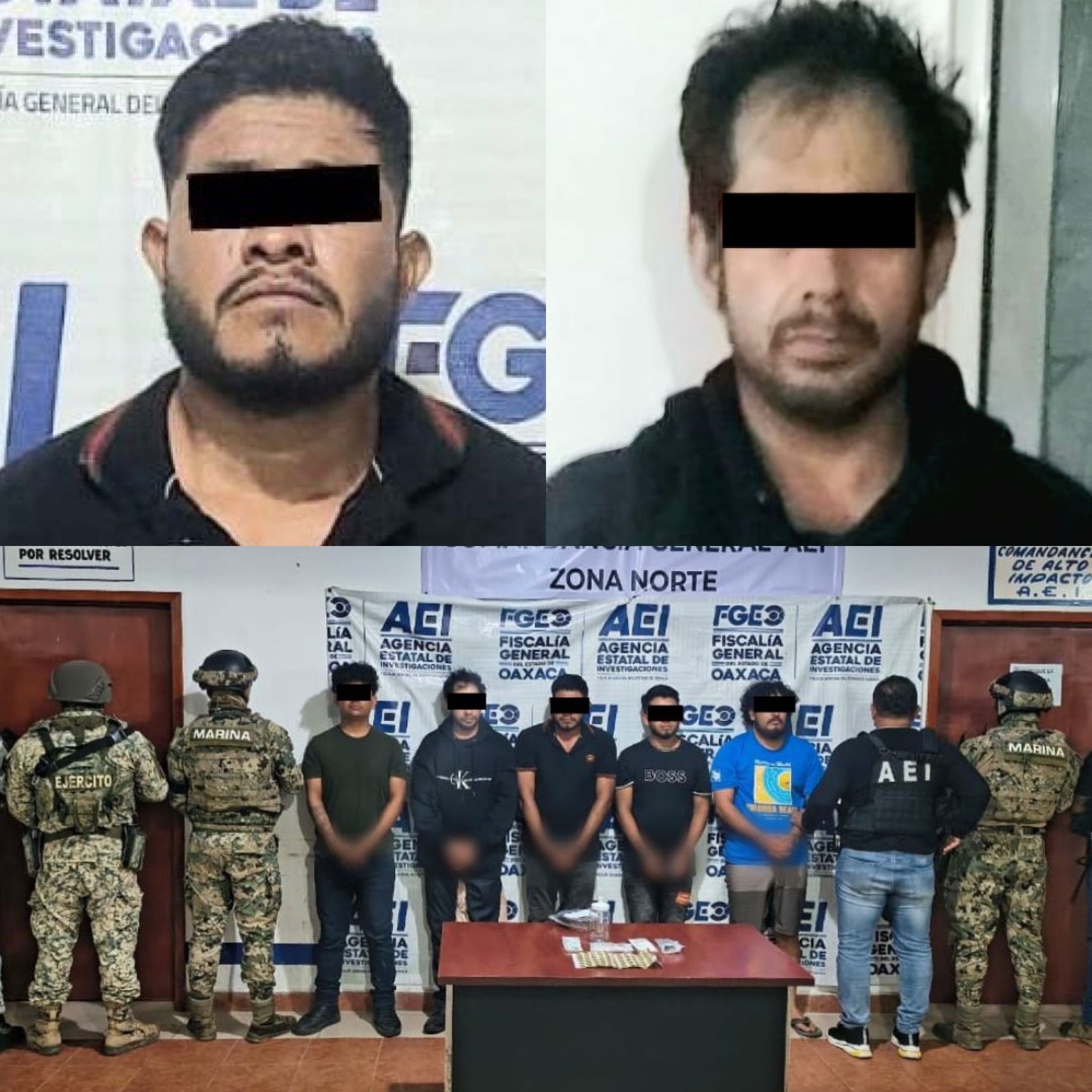 Fuerzas federales y estatales capturan a cinco presuntos sicarios de “La Empresa”, tras masacre en Matías Romero