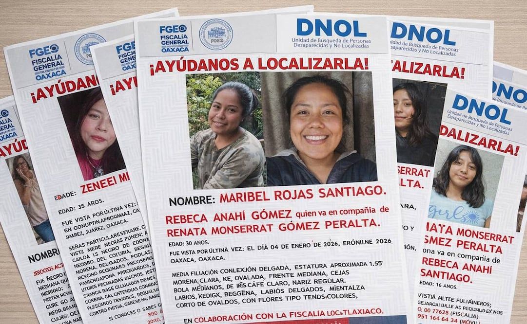 Alarma a familias desapariciones de niñas, adolescentes y jóvenes en #Oaxaca; van ocho denuncias solo en marzo