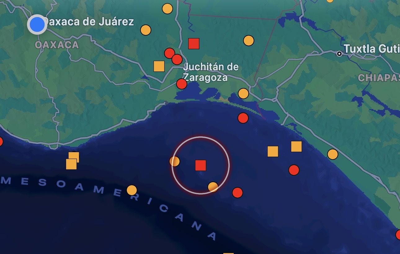 Sismo de magnitud 4.0 sacude zona sureste de Salina Cruz, #Oaxaca, sin daños reportados