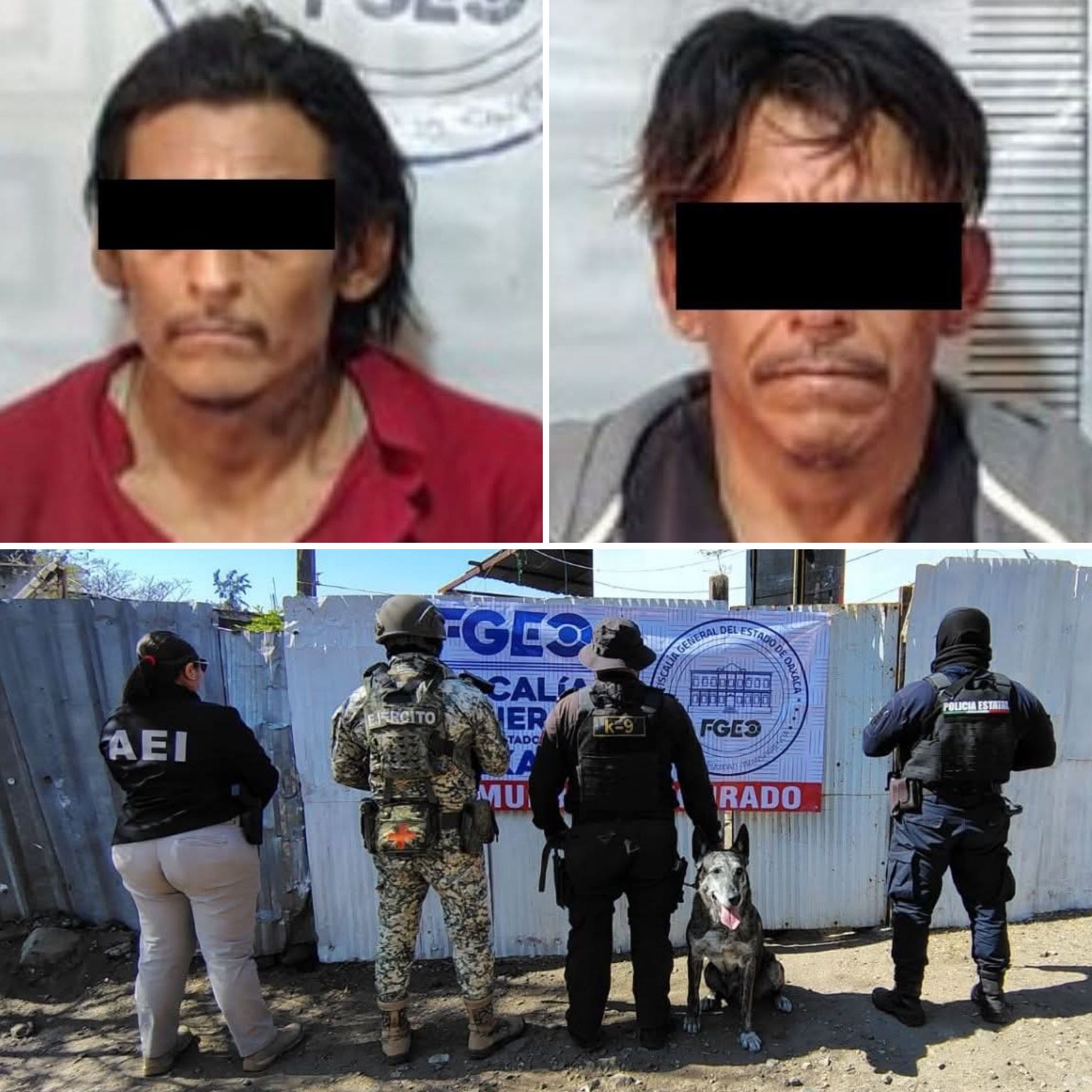 Detienen a tres hombres con cristal y marihuana tras cateos en San Pablo Etla, #Oaxaca