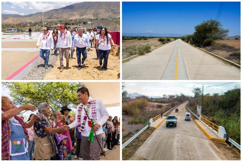 Gobernador Salomón Jara inaugura obras de agua potable y saneamiento en Valles Centrales Gobernador Salomón Jara inaugura obras de agua potable y saneamiento en Valles Centrales