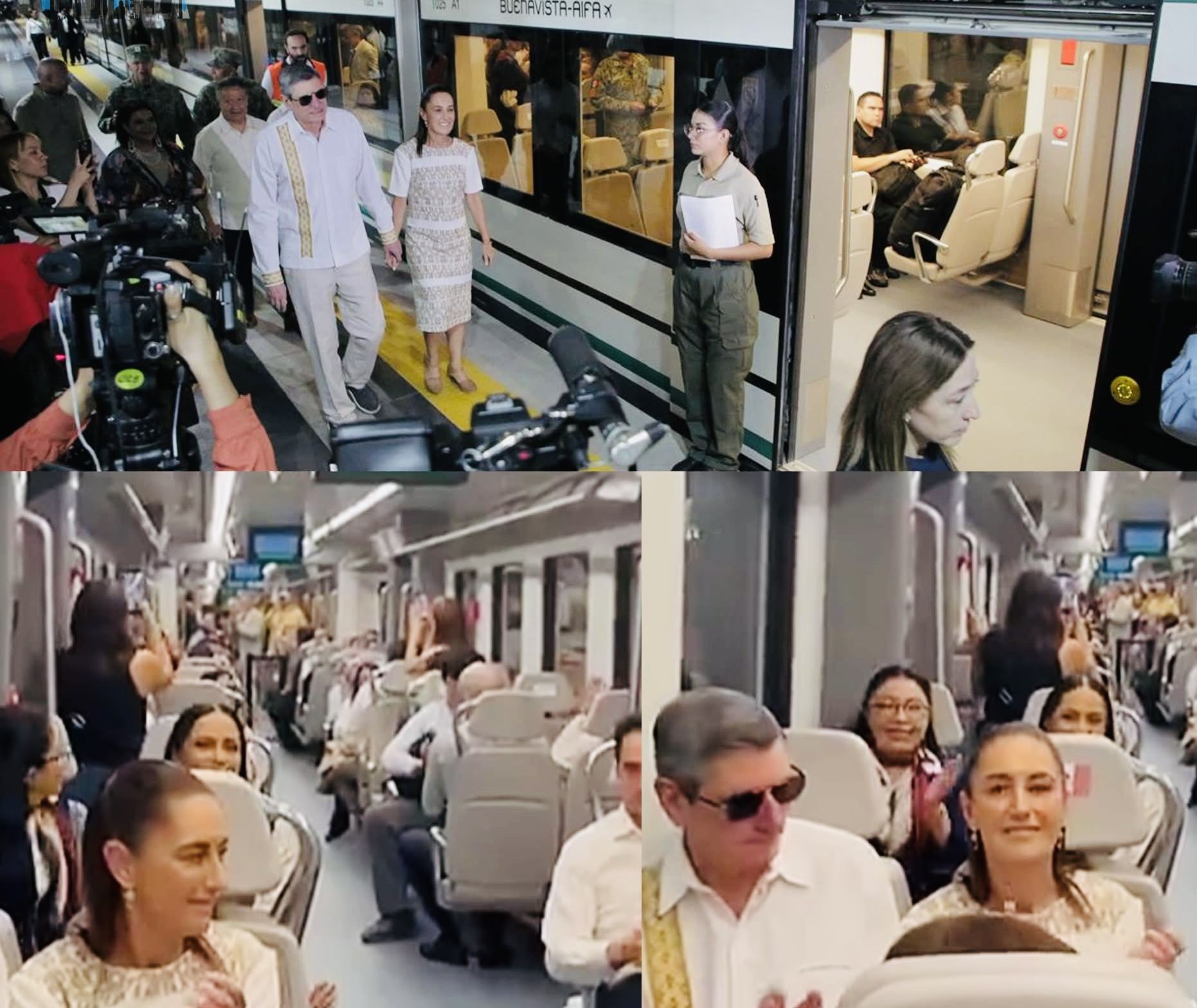 Sheinbaum inaugura Tren Buenavista-AIFA tras retrasos y sobrecostos; viaje tomará 45 minutos