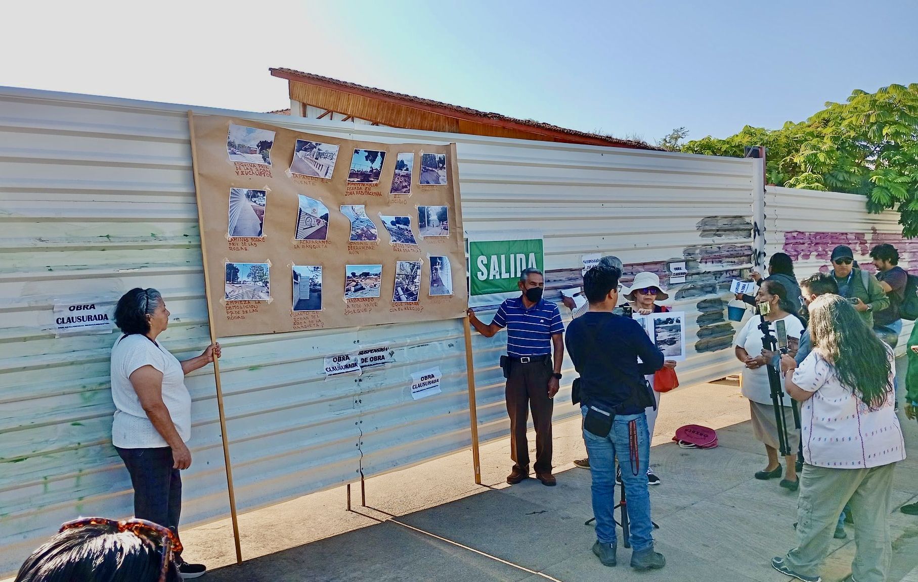 Crisis en la colonia Reforma: Vecinos denuncian opacidad y daños por la construcción de Plaza Parque #Oaxaca