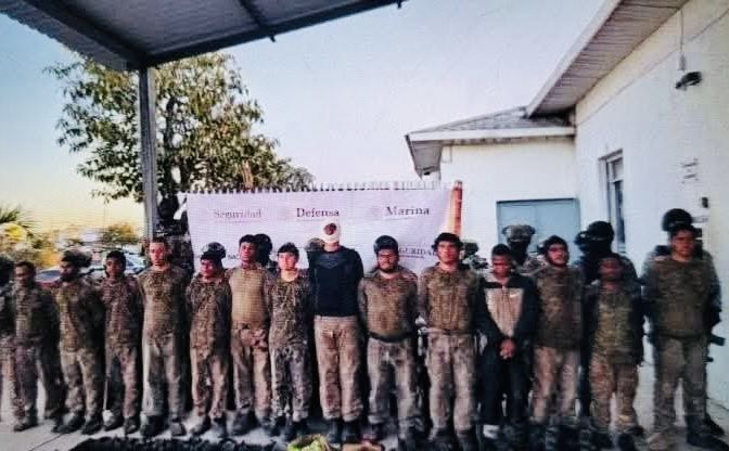 Ejército Mexicano detiene a 14 sicarios del CDS-CJNG-GDGP en Escuinapa, #Sinaloa; entre ellos, guatemaltecos y colombianos