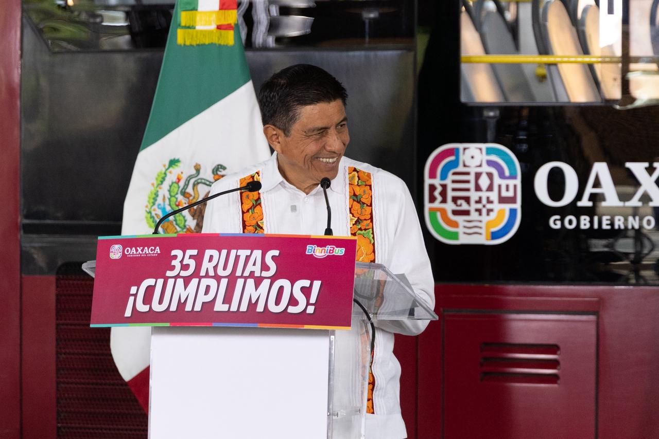 Oaxaca consolida su movilidad con la expansión de 35 rutas del sistema BinniBus: Jara