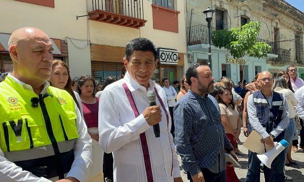 Salomón Jara encabeza en Oaxaca Simulacro Nacional 2026 para fortalecer la cultura de prevención ante desastres