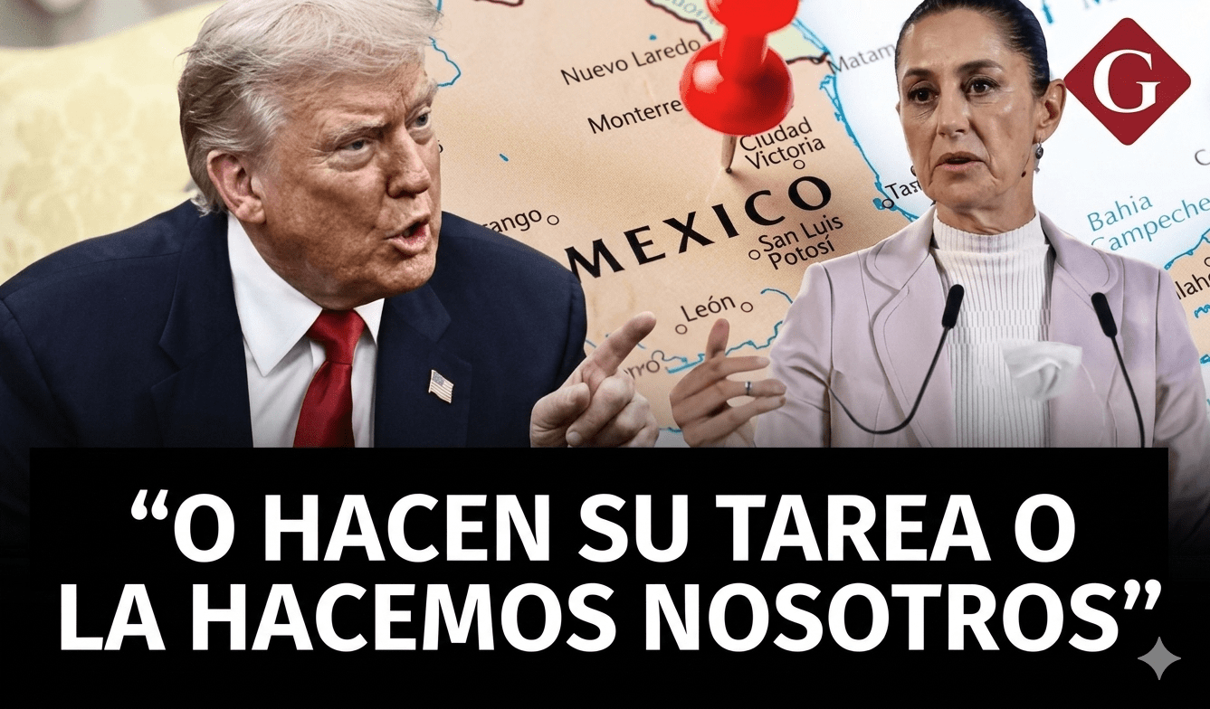 Donald Trump lanza ultimátum al gobierno de Claudia Sheinbaum: «Si no hacen el trabajo, lo haremos nosotros»