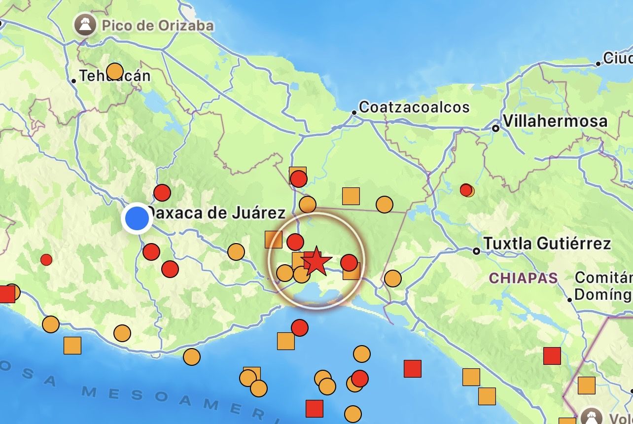 Sismo de 4.6 sacude Unión Hidalgo, municipio del Istmo de #Oaxaca, sin reportes de daños
