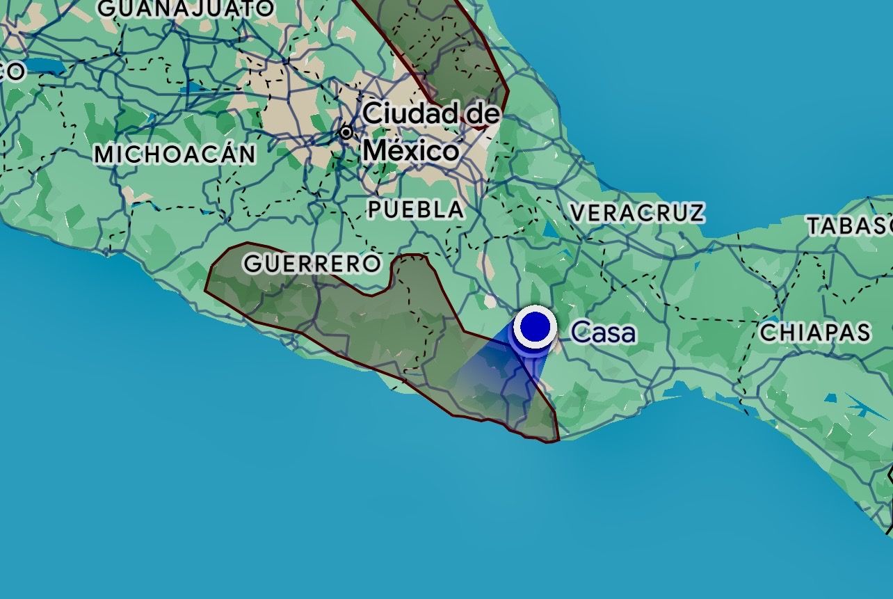 Nuevo aviso metereológico alerta por tormentas fuertes la tarde noche de este lunes en Oaxaca y Guerrero