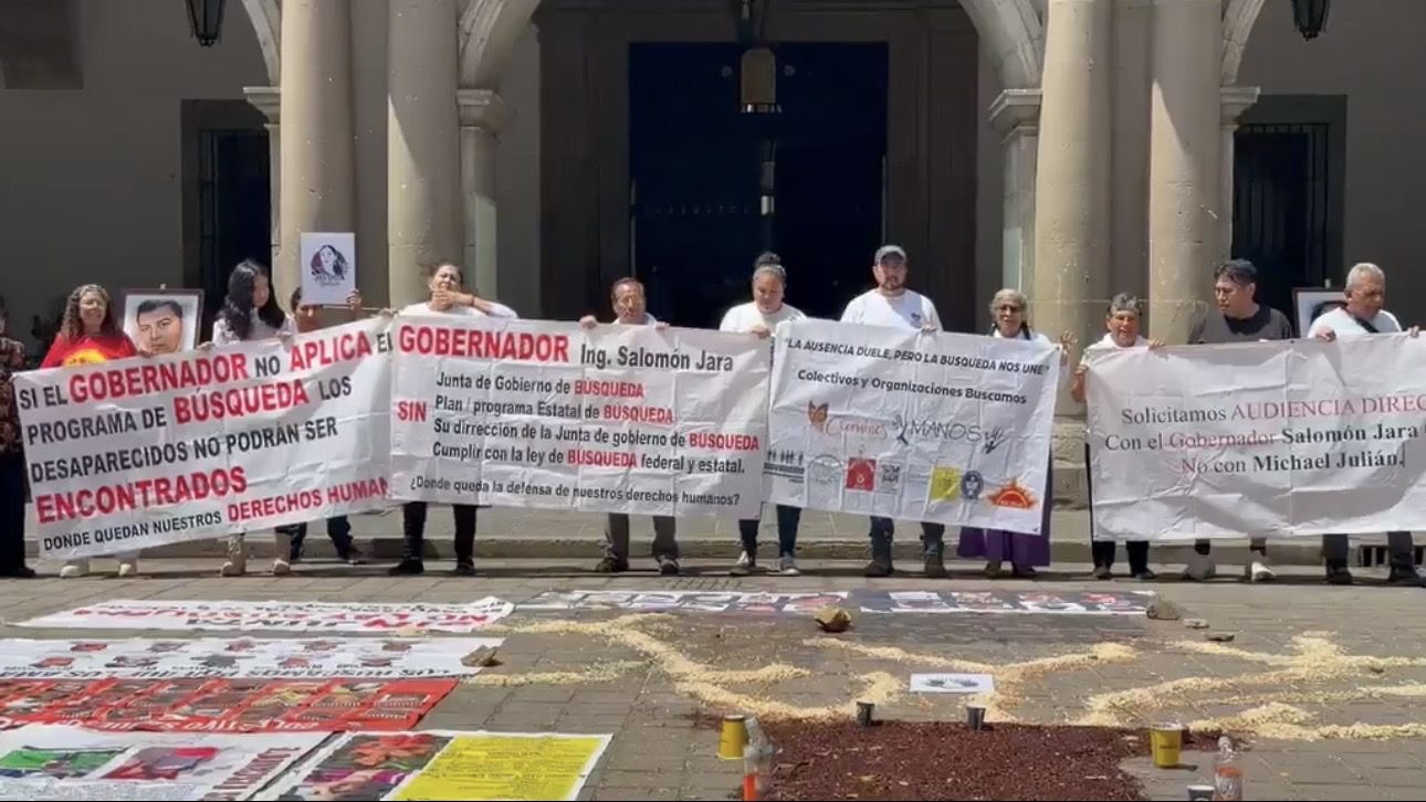 Oaxaca: madres buscadoras exigen justicia por hijos ausentes; sólo 3 de cada 8 desaparecidos son encontrados
