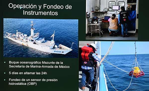 Expertos de México y Japón colocan sensores submarinos en Huatulco, #Oaxaca, para prevenir sismos y tsunamis de gran magnitud