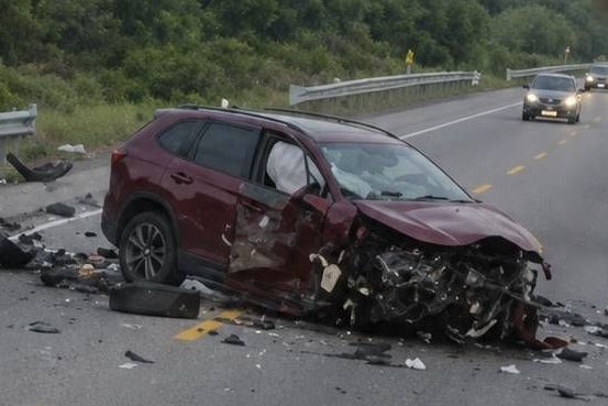 Cuatro muertos deja choque frontal entre camioneta y auto compacto en el libramiento Tehuantepec-La Ventosa