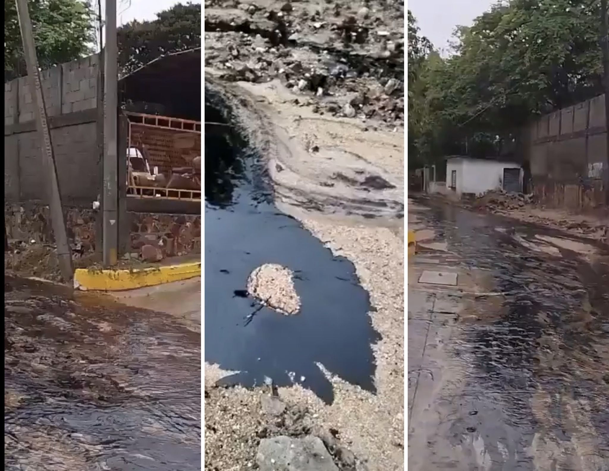 Constata CEPCyGR fuga de combustóleo en Salina Cruz que amenaza a la Bahía La Ventosa por lluvias de Boris Constata CEPCyGR fuga de combustóleo en Salina Cruz que amenaza a la Bahía La Ventosa por lluvias de Boris