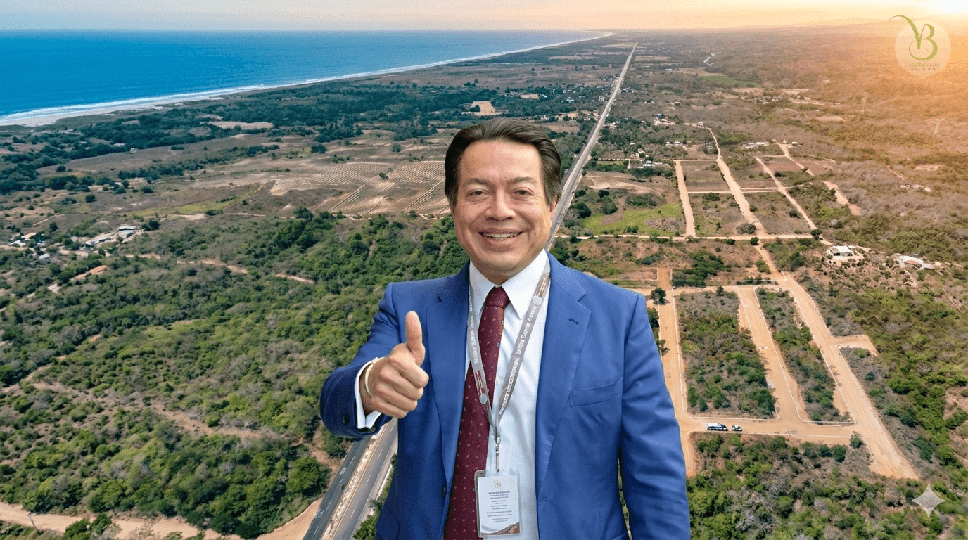 Venta barata de terreno a Mario Delgado precedió a prórroga exprés de concesión playera federal para desarrolladora en Oaxaca
