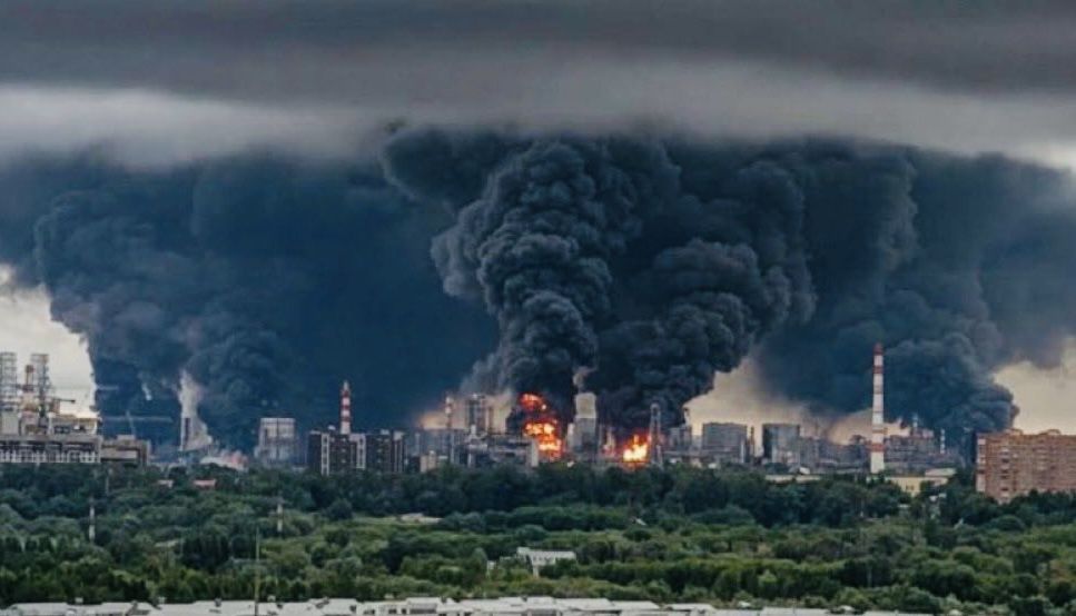 Ucrania ejecuta el mayor asalto con drones sobre Moscú en dos años, golpeando y dañando seriamente una refinería Ucrania ejecuta el mayor asalto con drones sobre Moscú en dos años, golpeando y dañando seriamente una refinería