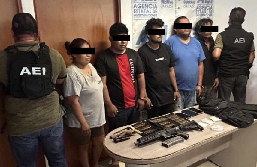 Capturan en Oaxaca a 5 integrantes de banda de secuestradores y extorsionadores en el Istmo de Tehuantepec