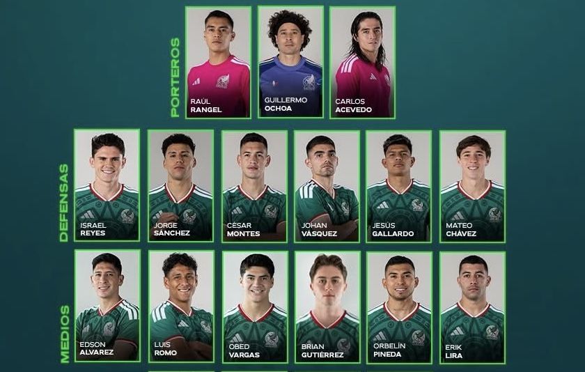 La Selección Mexicana revela su lista de 26 jugadores convocados para hacer historia en el Mundial 2026 La Selección Mexicana revela su lista de 26 jugadores convocados para hacer historia en el Mundial 2026