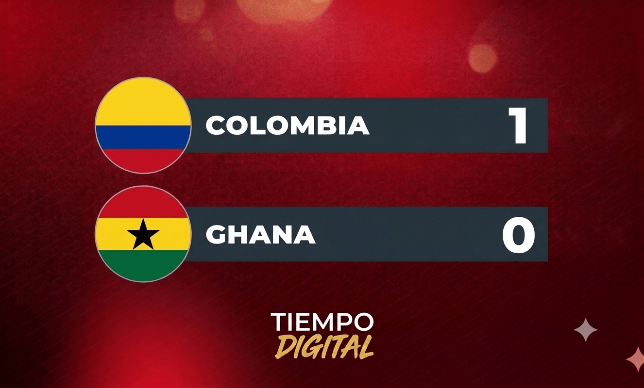 Colombia vence por la mínima a Ghana en Kansas y avanza firme a octavos del Mundial