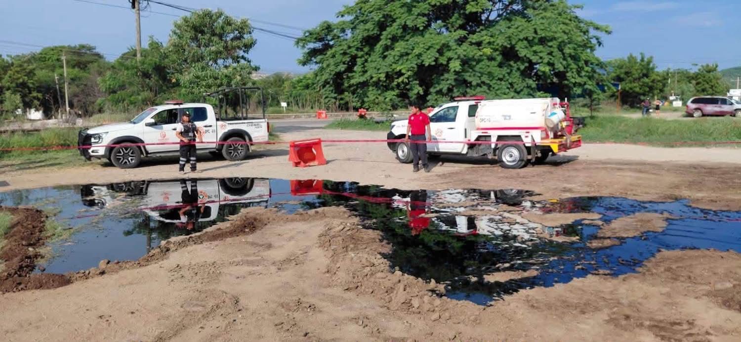 Oootro derrame de hidrocarburo en colonia de Salina Cruz, #Oaxaca; suman siete en menos de 30 días Oootro derrame de hidrocarburo en colonia de Salina Cruz, #Oaxaca; suman siete en menos de 30 días