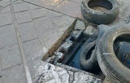 Robo de alcantarillas evidencia la nula vigilancia policial y fallas del C5; aumenta el riesgo de accidentes en Oaxaca