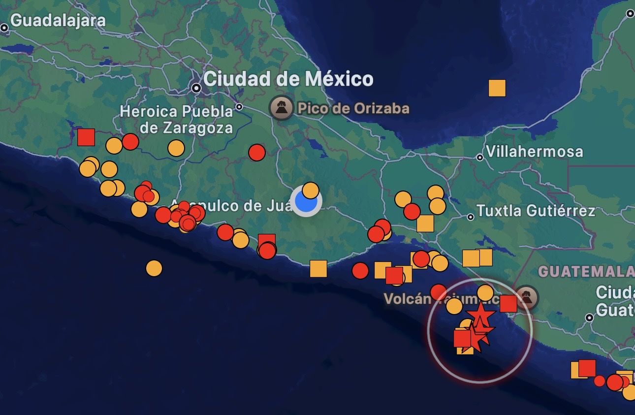 Enjambre sísmico sacude Chiapas, Oaxaca y Guerrero sin daños; autoridades mantienen vigilancia por intensa actividad tectónica Enjambre sísmico sacude Chiapas, Oaxaca y Guerrero sin daños; autoridades mantienen vigilancia por intensa actividad tectónica