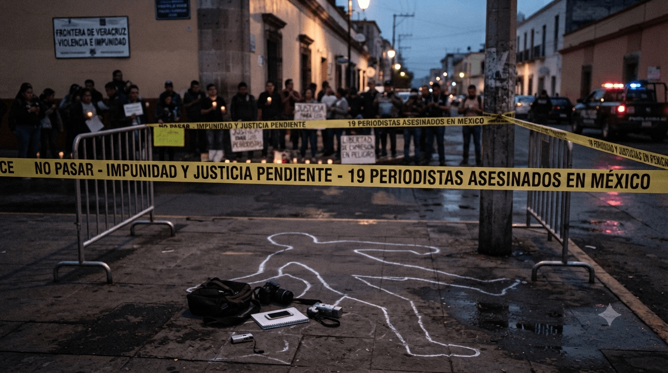 Diecinueve periodistas asesinados en México, sin justifica efectiva, evidencian impunidad existente durante el gobierno de Claudia Sheinbaum