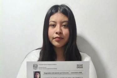 Joven oaxaqueña de origen zapoteca logra puntaje perfecto en examen de la UNAM y destaca por su excelencia Joven oaxaqueña de origen zapoteca logra puntaje perfecto en examen de la UNAM y destaca por su excelencia
