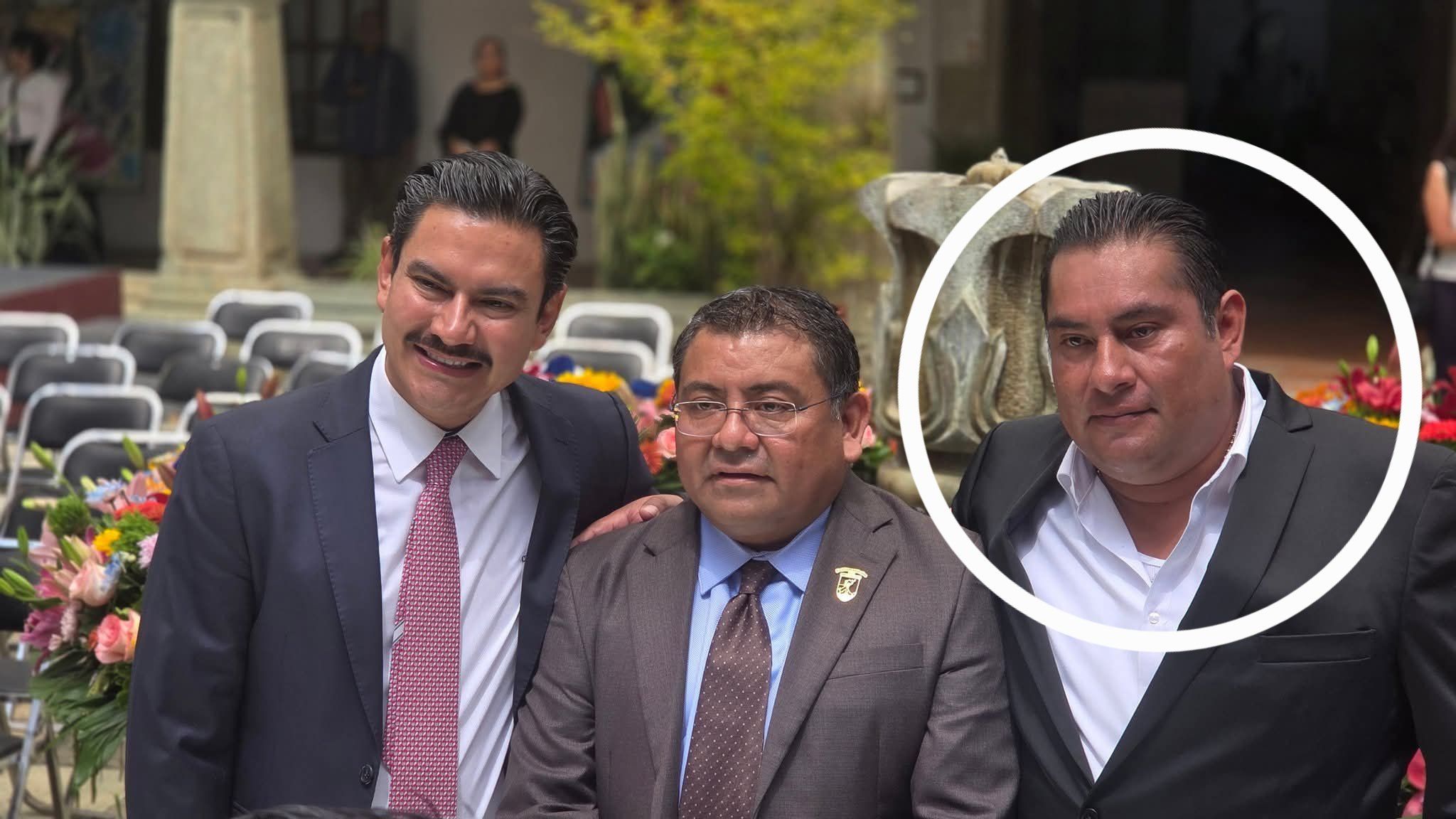 Detienen a síndico segundo del Ayuntamiento de Oaxaca de Juárez, alias El Duck, por presunto robo de vehículo Detienen a síndico segundo del Ayuntamiento de Oaxaca de Juárez, alias El Duck, por presunto robo de vehículo