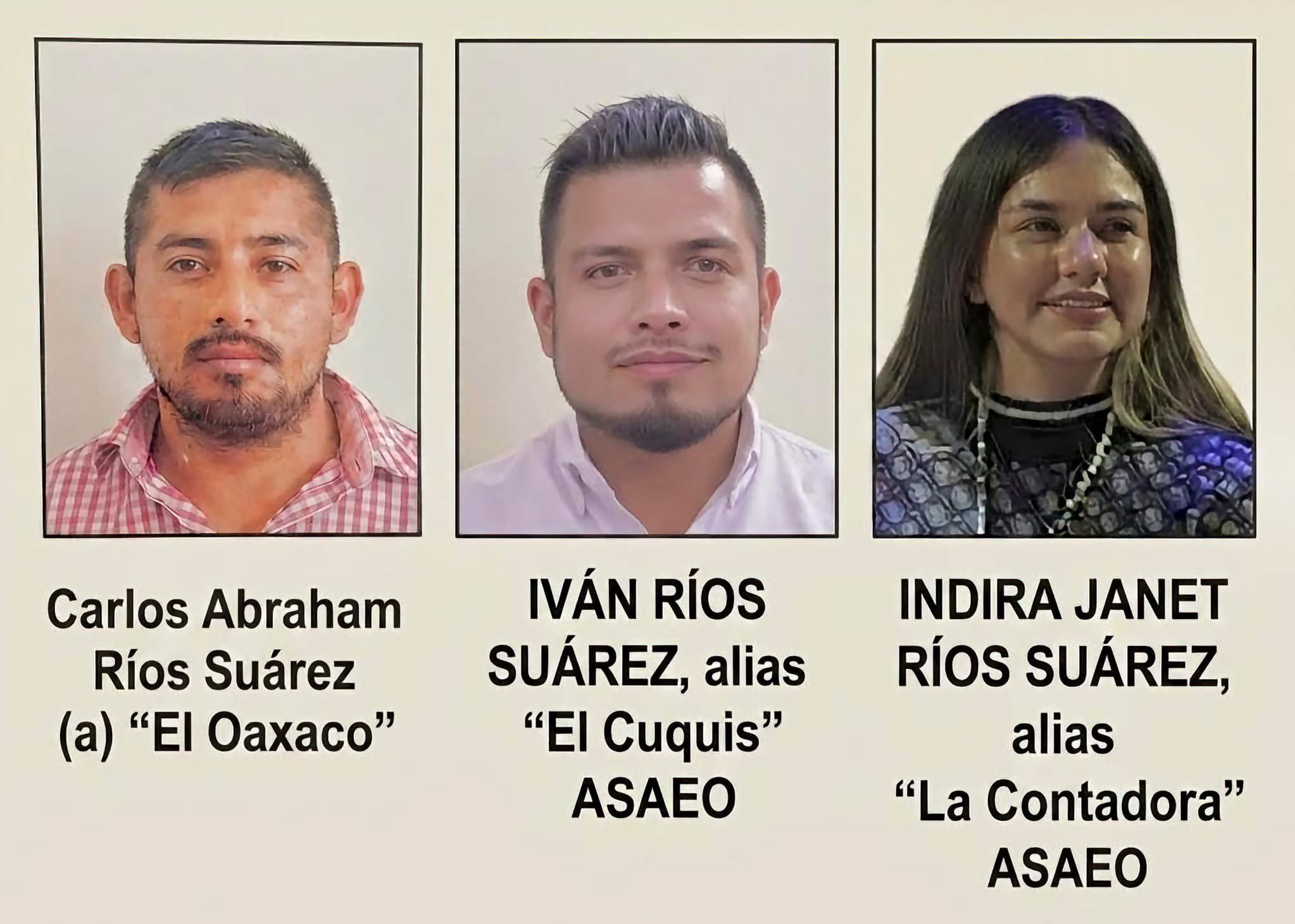 Tras asesinato de Alejandro Leyva, los hermanos Ríos Suárez, líderes de ASAEO, huyeron de Oaxaca; Fiscalía confirma que son prófugos Tras asesinato de Alejandro Leyva, los hermanos Ríos Suárez, líderes de ASAEO, huyeron de Oaxaca; Fiscalía confirma que son prófugos