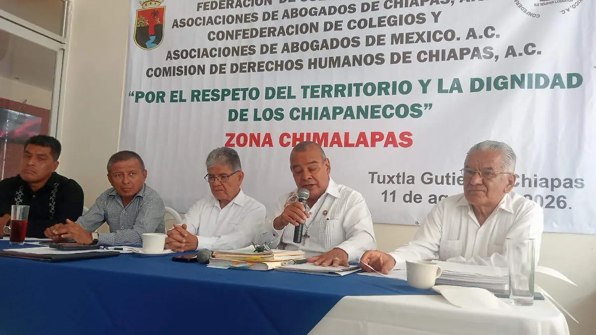 Abogados de Chiapas exigen intervención federal urgente ante creciente tensión territorial en zona de Chimalapas