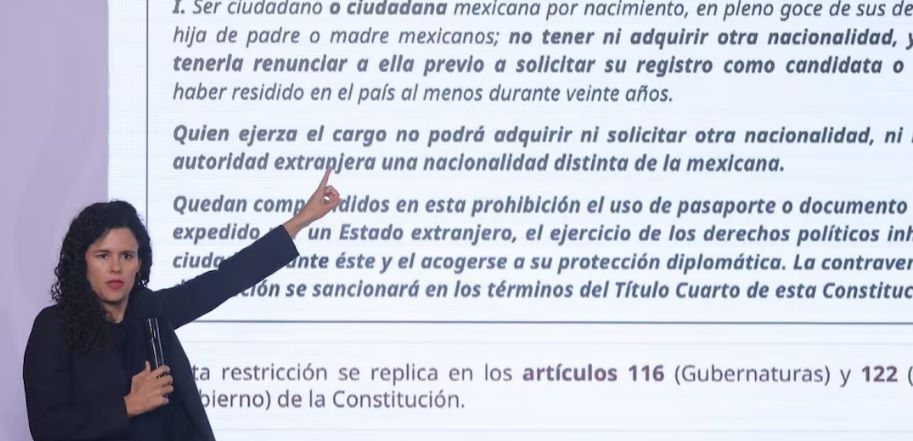 Sheinbaum presenta iniciativa contra doble nacionalidad para presidente y gobernadores Sheinbaum presenta iniciativa contra doble nacionalidad para presidente y gobernadores