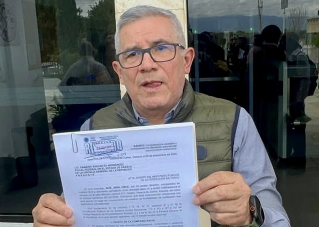 Noé Jara Cruz acude a FGR y se deslinda de ASAEO tras detenciones de dirigentes señalados por presuntos vínculos criminales