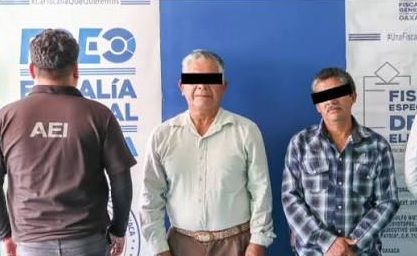 Fiscalía Oaxaca detiene a síndico y regidor de Santiago Choápam por presunta violencia política de género