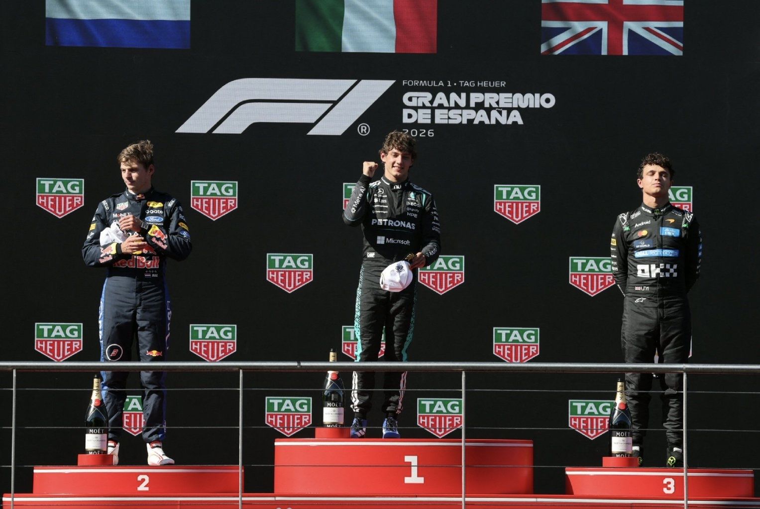 Kimi Antonelli gana el primer Gran Premio de España en Madring y refuerza su liderato mundial Kimi Antonelli gana el primer Gran Premio de España en Madring y refuerza su liderato mundial