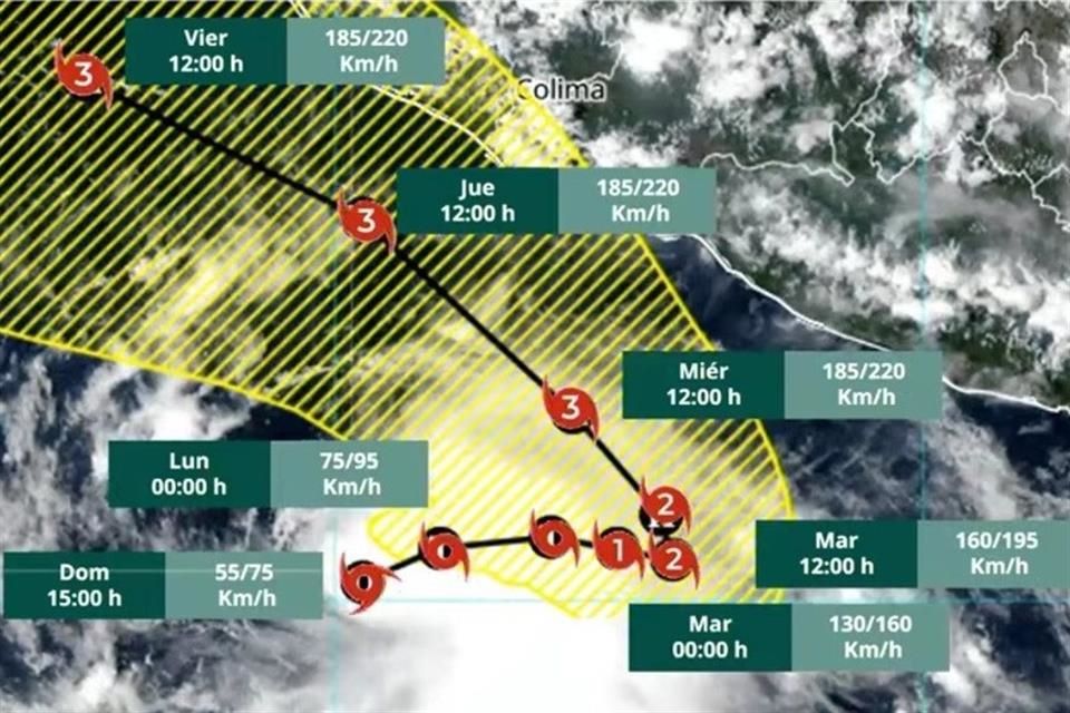 Tormenta tropical Polo se intensificó a huracán categoría uno y amenaza con lluvias intensas, vientos fuertes y oleaje a Oaxaca Tormenta tropical Polo se intensificó a huracán categoría uno y amenaza con lluvias intensas, vientos fuertes y oleaje a Oaxaca