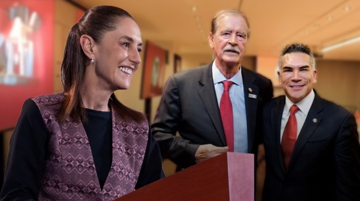 «No les irá muy bien»: Sheinbaum se burla de reunión entre Vicente Fox y ‘Alito’