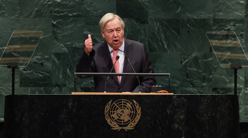 Guterres pide regular la IA y terminar las guerras en su último discurso en la Asamblea General de la ONU