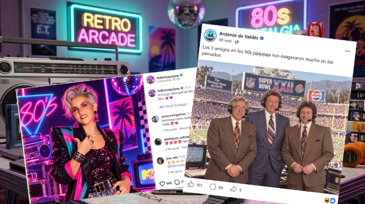 ¿Cómo hacer el trend de fotos de los 80 con IA? Sigue aquí el  paso a paso