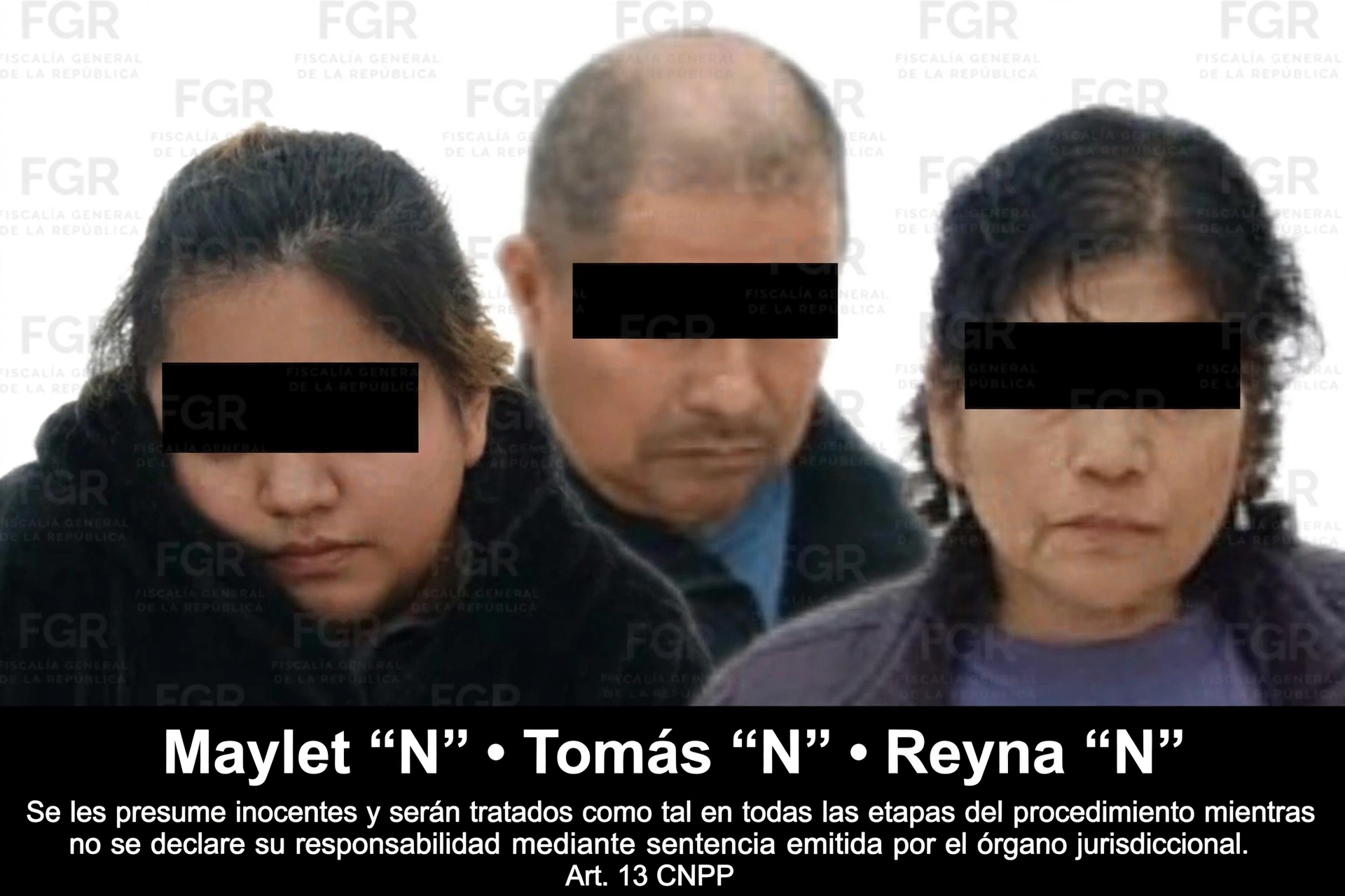 FGR vincula a proceso a tres personas procedentes de Texas por transportar 365 mil dólares