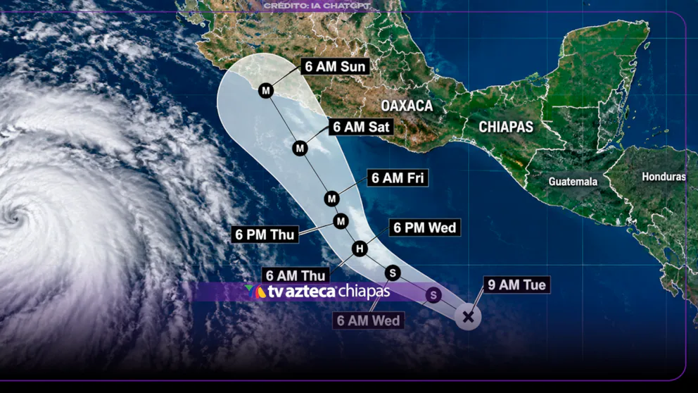 Tormenta tropical Trudy se desplaza sobre el Pacífico y amenaza con fuertes lluvias en Oaxaca y Guerrero, reporta el SMN