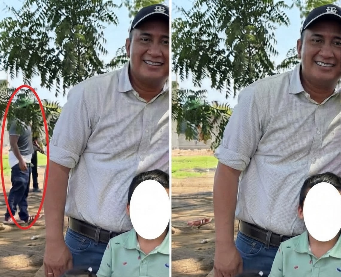 Antonino Morales se desplaza con hombres armados con AK-47 en San Blas Atempa, Oaxaca; equipo sube foto a Facebook y luego la “corrige”