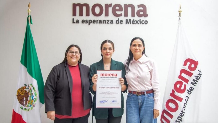 Morena define a Andrea Chávez como coordinadora municipal en Ciudad Juárez; competirá por la alcaldía Morena define a Andrea Chávez como coordinadora municipal en Ciudad Juárez; competirá por la alcaldía