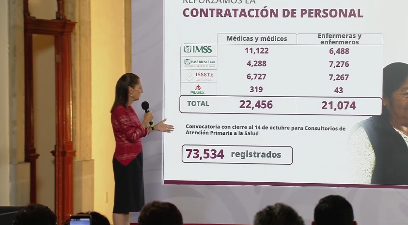 Médicos del IMSS tendrán aumento de 5.1% en sus ingresos, afirma Sheinbaum Médicos del IMSS tendrán aumento de 5.1% en sus ingresos, afirma Sheinbaum